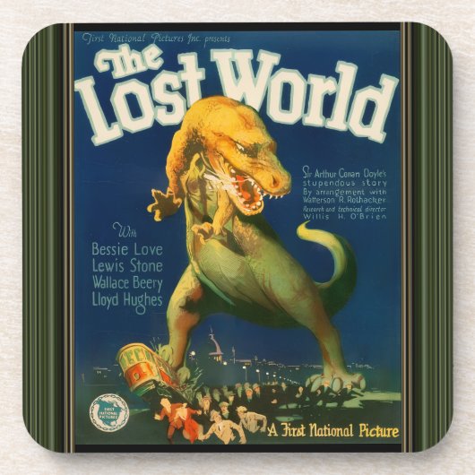 The Lost World Beverage Coaster Bier Onderzetter (Voorkant)