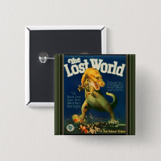 The Lost World Button (Voorkant /achterkant)