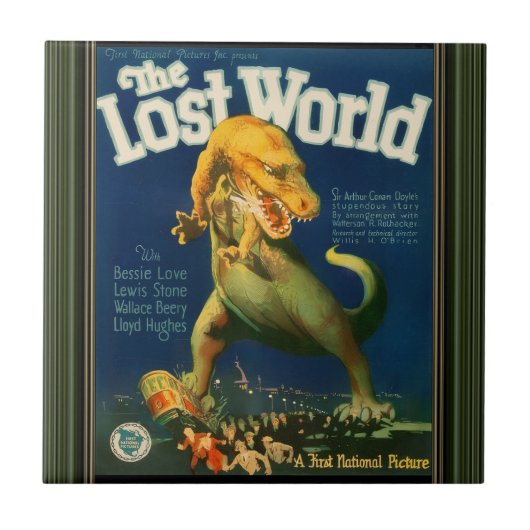 The Lost World Ceramic Tile Tegeltje (Voorkant)