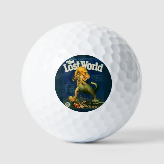 The Lost World Golf Balls Golfballen (Voorkant)