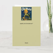 The Lost World Greeting Card Kaart (Achterkant)