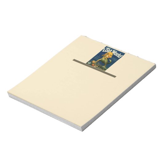 The Lost World Notepad Notitieblok (Linkerzijde)