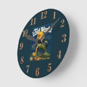 The Lost World Wall Clock Ronde Klok (Hoek)