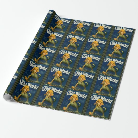 The Lost World Wrapping Paper Cadeaupapier (Uitgerold)