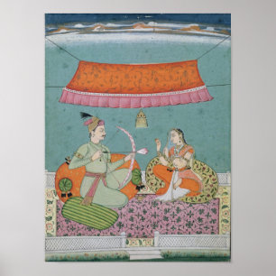 The Lotus Arrow, Bilaspur, c.1750 Poster