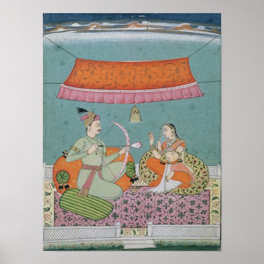 The Lotus Arrow, Bilaspur, c.1750 Poster (Voorkant)