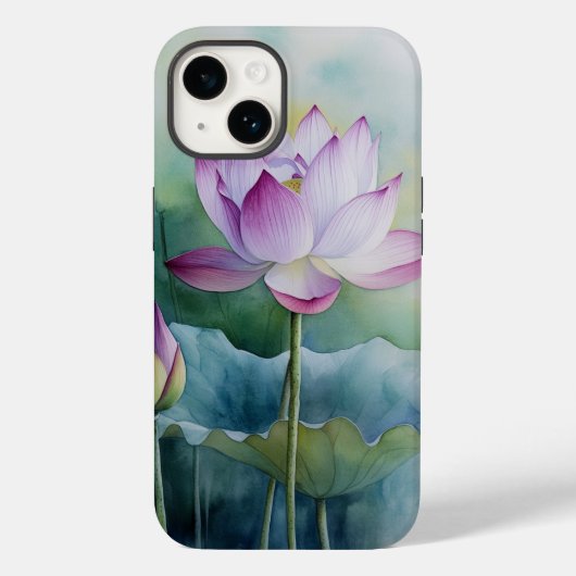 The lotus flower Case-Mate iPhone case (Achterkant)