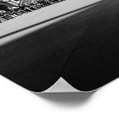 The Louvre in BW Poster (Hoek)