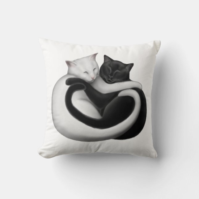 The Love Cats Pillow Kussen (Voorkant)