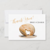 The Love Heart Shell, Wedding, Bedankt Card (Voorkant)