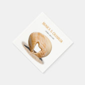 The Love Heart Shell, Wedding, Napkins Servet (Hoek)