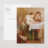 The Love Letter, 1871 Briefkaart (Voorkant / Achterkant)