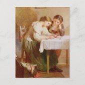 The Love Letter, 1871 Briefkaart (Voorkant)