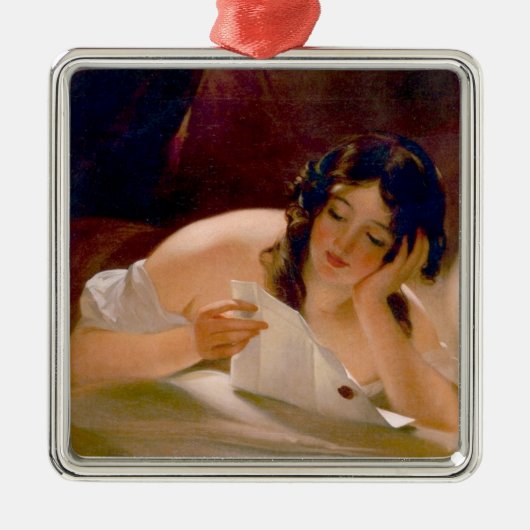 The Love Letter (door Thomas Sully) Metalen Ornament (Voorkant)