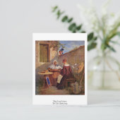 The Love Letter van Carl Spitzweg Briefkaart (Staand voorkant)
