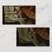 The Love Letter, van Fragonard, Jean-Honoré (Beste Visitekaartje (Voorkant / Achterkant)