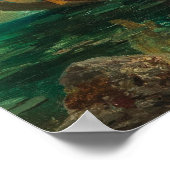 The Love Message van Hans Zatzka - poster (Hoek)