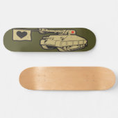 The Love Movement "Love Tank" Persoonlijk Skateboard (Horizontaal)