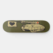 The Love Movement "Love Tank" Persoonlijk Skateboard (Horizontaal)
