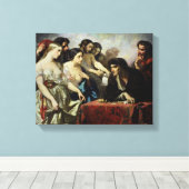 The Love of Gold, 1844 Canvas Afdruk (Insitu (Houten vloer))
