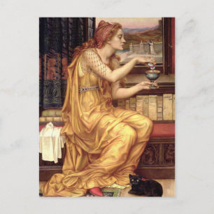 The Love Potion by Pre-Raphaelite Evelyn de Morgan Briefkaart