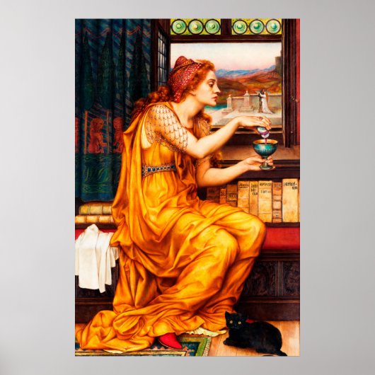 The Love Potion van Evelyn de Morgan Poster (Voorkant)