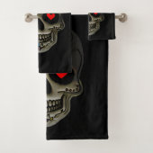 The Love Skull Bad Handdoek (Insitu)