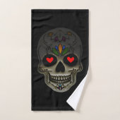 The Love Skull Bad Handdoek (Handdoek)