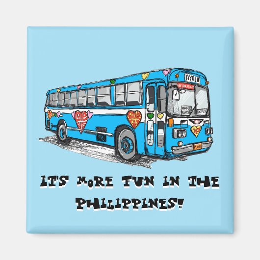 The LoveBus Magnet (Voorkant)