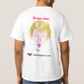 The lover kisses. t-shirt (Achterkant)