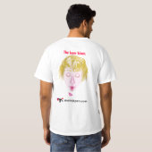 The lover kisses. t-shirt (Achterkant volledig)