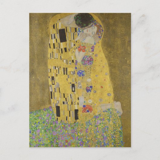 The Lovers Kissingembrace by Gustav Klimt Briefkaart (Voorkant)