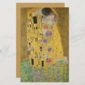 The Lovers Kissingembrace by Gustav Klimt Briefpapier (Voorkant / Achterkant)