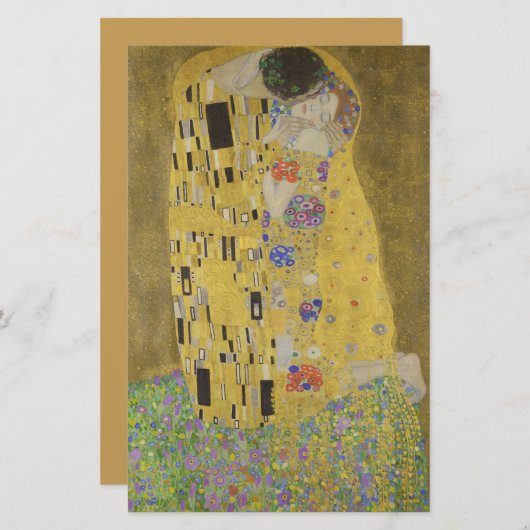 The Lovers Kissingembrace by Gustav Klimt Briefpapier (Voorkant / Achterkant)