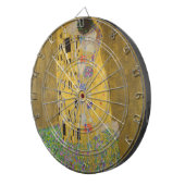The Lovers Kissingembrace by Gustav Klimt Dartbord (Voorkant Rechts)