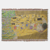 The Lovers Kissingembrace by Gustav Klimt Deken (Voorkant)