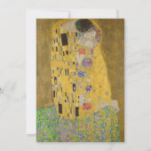 The Lovers Kissingembrace by Gustav Klimt Feestdagenkaart (Voorkant)