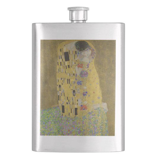 The Lovers Kissingembrace by Gustav Klimt Flacon (Voorkant)