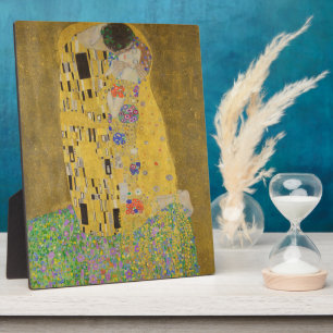 The Lovers Kissingembrace by Gustav Klimt Fotoplaat
