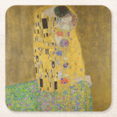 The Lovers Kissingembrace by Gustav Klimt Kartonnen Onderzetters (Voorkant)