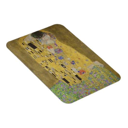 The Lovers Kissingembrace by Gustav Klimt Magneet (Rechterzijde)