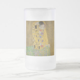 The Lovers Kissingembrace by Gustav Klimt Matglas Bierpul