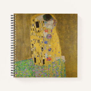 The Lovers Kissingembrace by Gustav Klimt Notitieboek