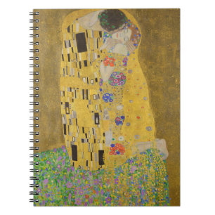 The Lovers Kissingembrace by Gustav Klimt Notitieboek