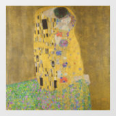 The Lovers Kissingembrace by Gustav Klimt Raamsticker (Vel)