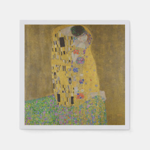 The Lovers Kissingembrace by Gustav Klimt Servet