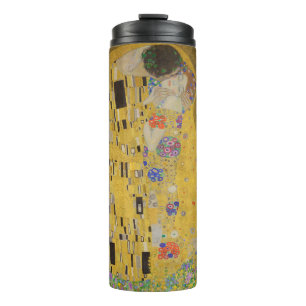 The Lovers Kissingembrace by Gustav Klimt Thermosbeker