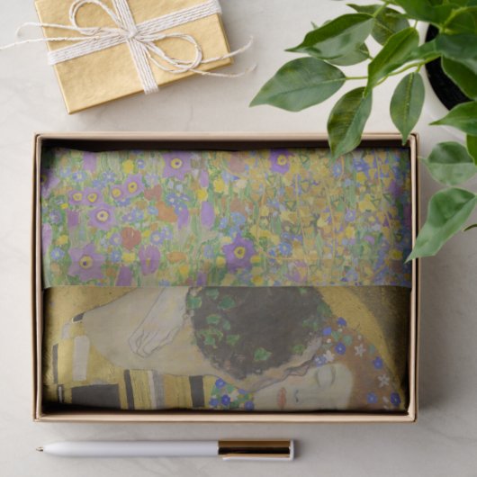 The Lovers Kissingembrace by Gustav Klimt Tissuepapier (Geschenk)