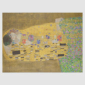 The Lovers Kissingembrace by Gustav Klimt Tissuepapier (Voorkant)