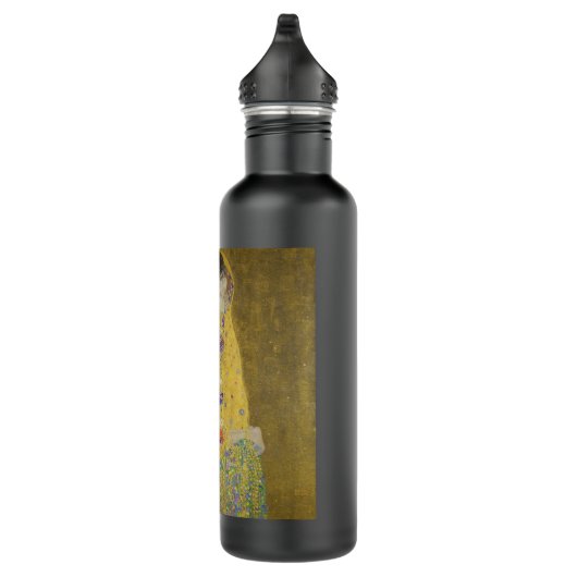 The Lovers Kissingembrace by Gustav Klimt Waterfles (Rechts)